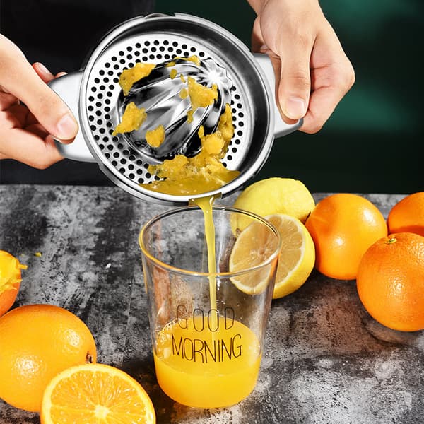 Citruspresser til hånden, citronpresser, multifunktionel manuel saftpresser