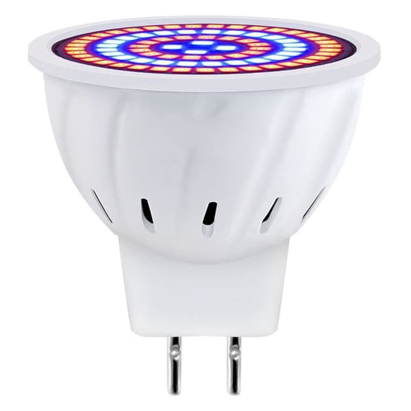 Vækstlampe 80 LED-spektrum 220V til indendørs planter sukkulenter blomster hydroponisk drivhus, MR16