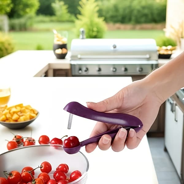 Easy-to-Use Cherry Pitter, Stainless Steel Multifunctional, Easy to Clean