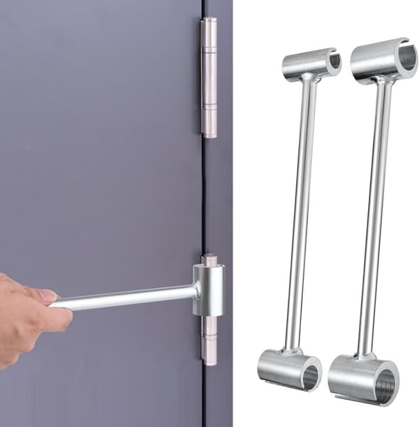 2 Door Hinge Adjustment Wrenches - Adjustable 8-19mm & 19-25mm for Round Bolt Hinges
