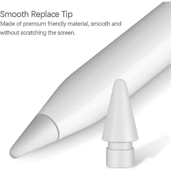 Kompatible Apple Pencil-spidser Ipencil 4-pak, meget følsomme erstatningsspidser Input Pen Tip kompatibel til Ip, A