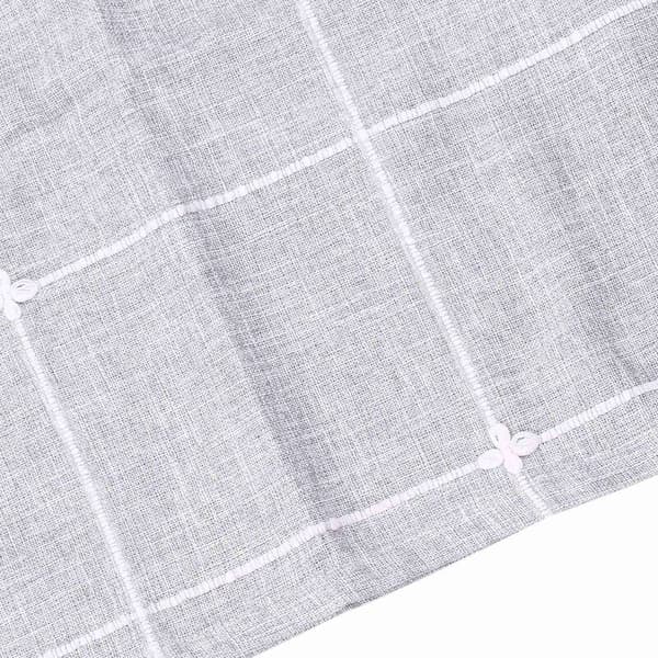 Washed Plaid Tablecloth, Rectangular Tablecloth is Perfect for Kitchen Dining Buffet Table Decoration 135X135Cm