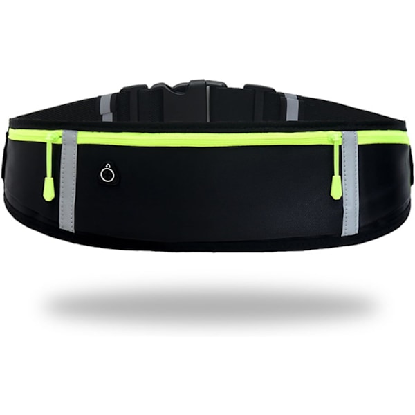 Running Waist Bag, Vattentät Midjeväska, Löparbälte, Nattreflekterande Bälte, Lämplig för Alla Mobiltelefoner