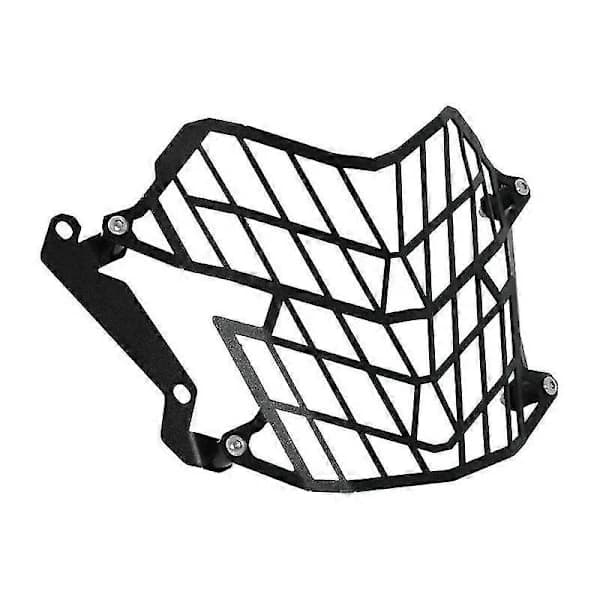 Motorcycle Headlight Protector Aluminum Quick Release Guard Grille for Tenere 700 Off-Road Black