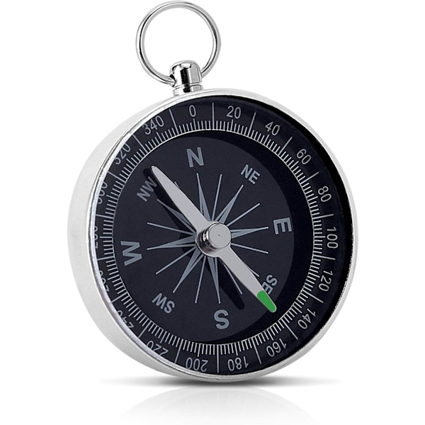 Portable Pocket Compass, Outdoor Camping Explorer Button Compass, Mountaineering Compass, Used for Hiking Navigation
