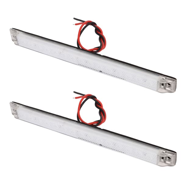 2 pcs Side Marker Light 12V DC IP65 Waterproof LED Width Indicator Clearance Lamp for RVs Boats Yachts