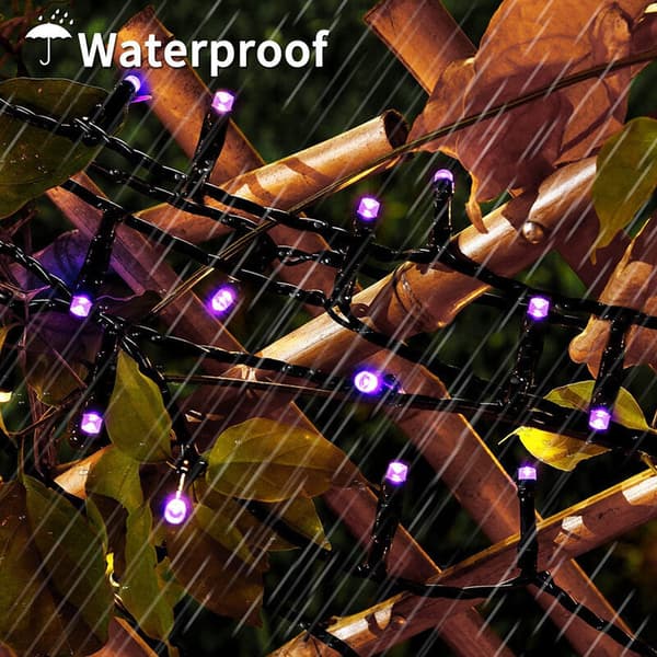 Halloween-koristevalosarja, 20M 200 LED violetit jouluvalot