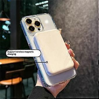 Compatible Case for iPhone 16 Pro Max TPU + Acrylic Transparent Phone Case with Glitter Ring Stand (Gold)