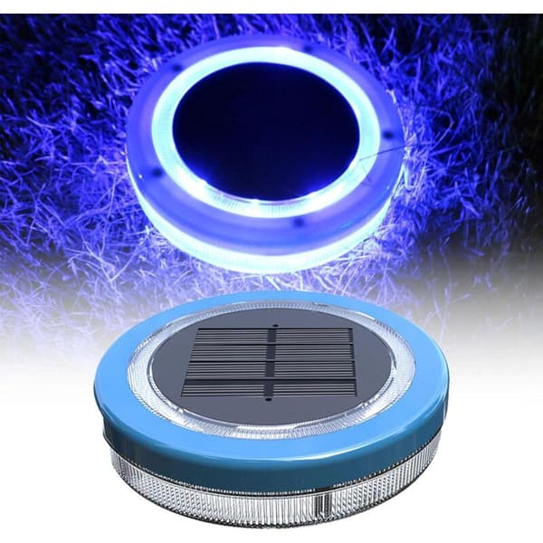 Flydende solcellelampe til pool, solcellelampe til pool, akvarium, dam, pool, have, vase
