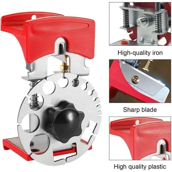 Manual Wire Stripper, Manual Cable Stripper, Copper Stripper, Portable Cable Stripper with Adjustable Depth and 10 Blades