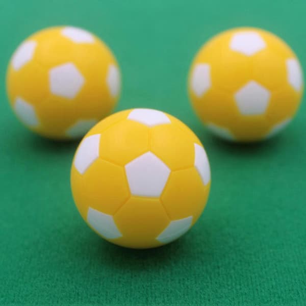 6 stk. bordfodbolde, erstatningsbolde, mini officielle bordfodboldspil, boldtilbehør