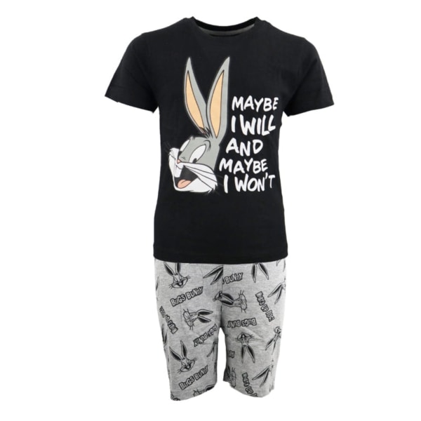 Bugs Bunny Barnepyjamas Korte Ermer - Svart / 104