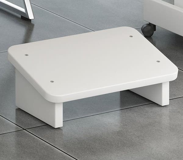 Footrest under table Bench upholstered white, 50*30*15cm, 1pc