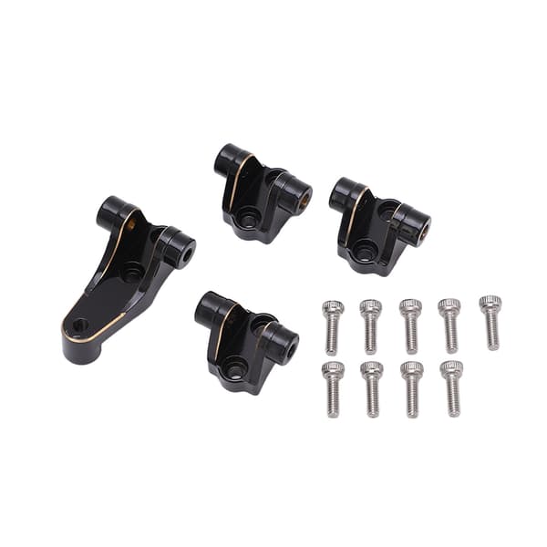 RC Styrestagsfeste Rustfritt Universelt Oppgraderingsdel Messing Akselfeste Sett for Traxxas RC Biler