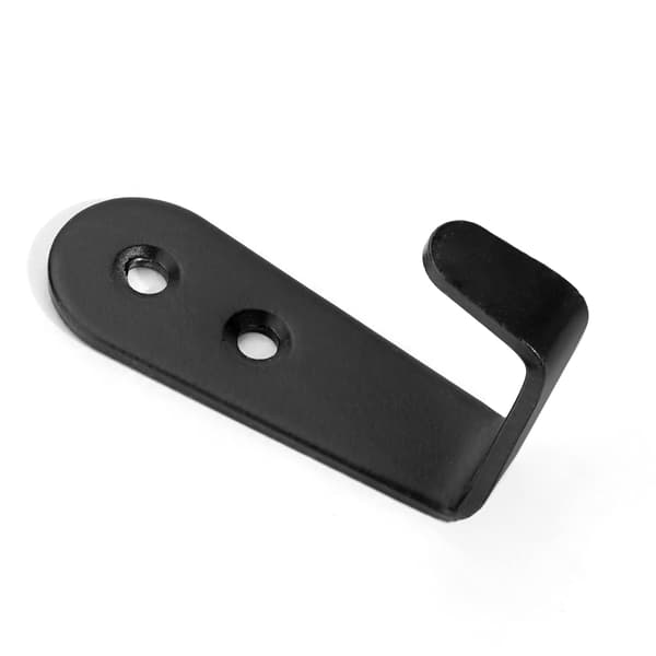 Wall Hooks 8 Pieces, Coat Hooks Garage Hook Wall Mounted Hat Hook Clothes Hook Single Coat Hanger Heavy Duty (8-Pack, Black)