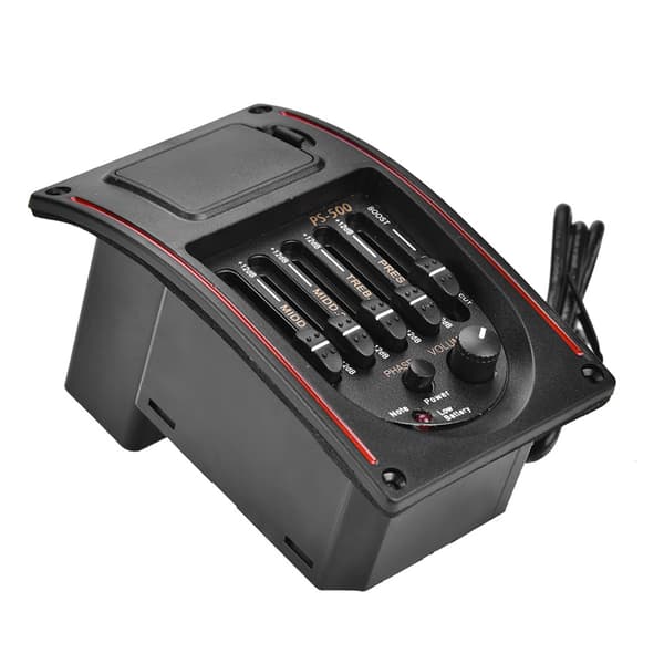 EQ PS 500 5-bånds Equalizer Digital Tuner Pickup Akustisk Gitar