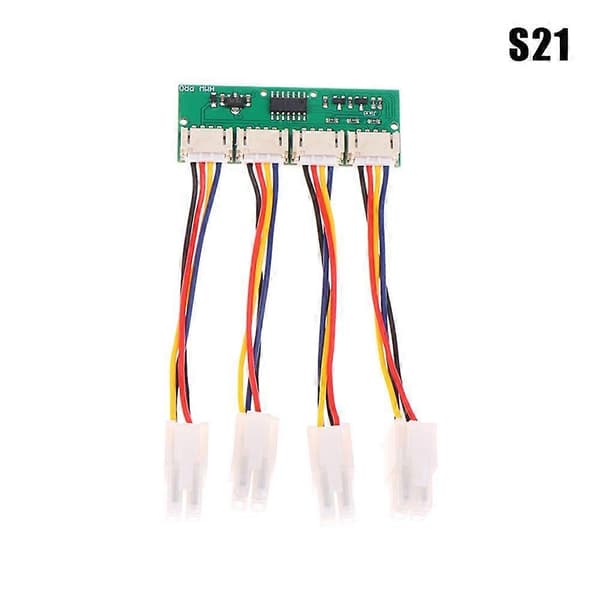 S19K Pro Blæsersimulator 12V 4-I-1 Firkantet 4Pin Blæsersimulator til Bitmain Antminer Blæserhastighedssimulator [DB] Som vist As Shown