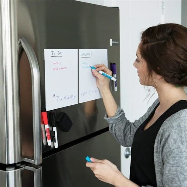 A3 Magnetic Whiteboard Magnetic Refrigerator and List Kitchen Whiteboard, A