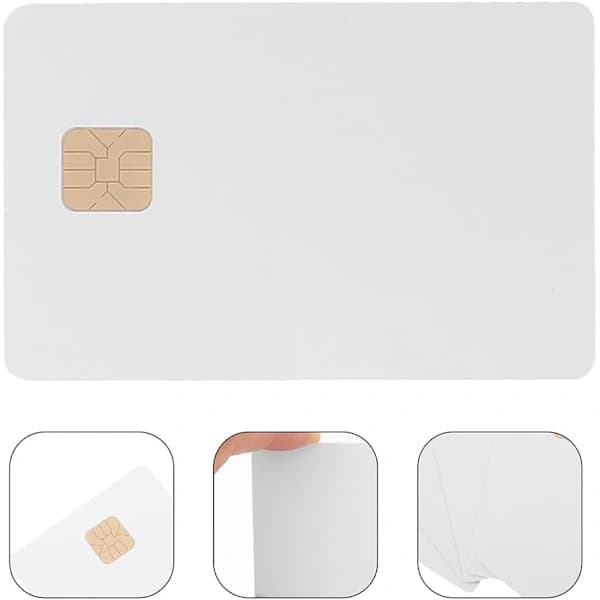 8 stk Tomme PVC Smart Chip-kort kompatible med adgangskontrollsystem, A