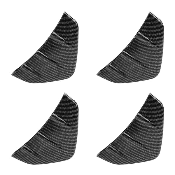 Bakspoiler Hai Fin Bumper Lip Diffuser Splitter - Karbonfiberfarge