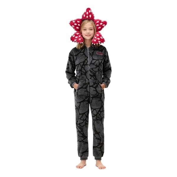Stranger Things Demogorgon Flannel Onesie Pyjamas til voksne S S