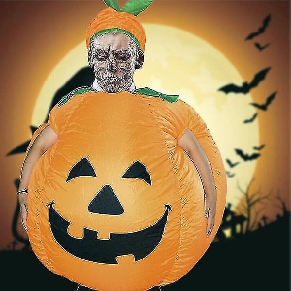 Halloween oppustelig græskardragt til voksne og fester