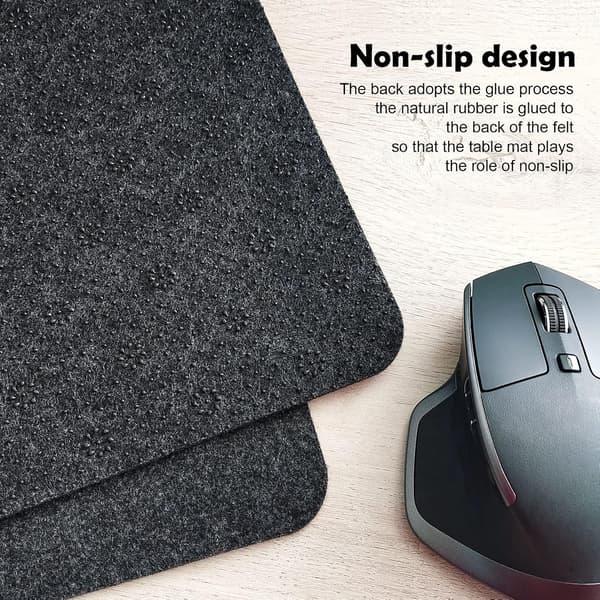 Large Felt Keyboard and Mouse Pad, 900x400x30mm, Felt Desk Mat/Table Pad