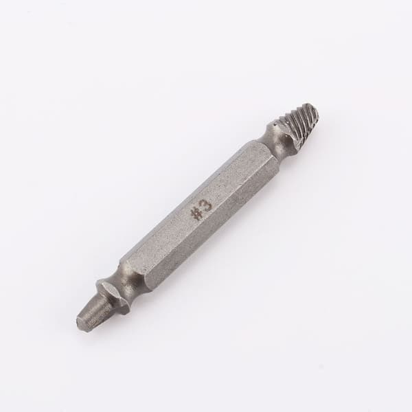 Double-sided extractor for damaged screws, also for DIY enthusiasts