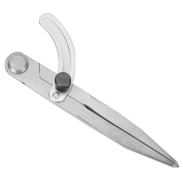 Leather Craft Compass Steel Adjustable Distance Edge Creaser DIY Tool 155mm