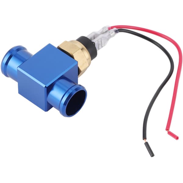 Motorcykelblæsertermostat, temperatursensor til køler og terrængående køretøjer (blå farve)