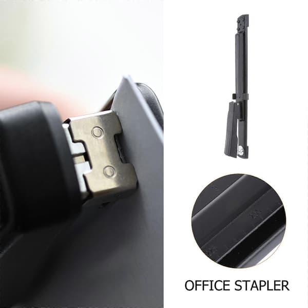 1 pc Long Arm Stapler Paper Sheet Binding Machine Durable Stapling Tool Office Supplies for Home School Office