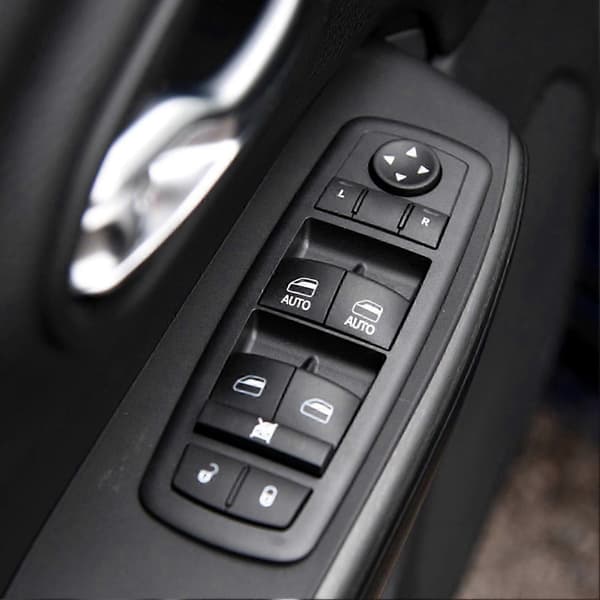 Window Control Switch Excellent Sensitivity Replacement ABS 10 Buttons Power Lifter Switch 68271206AB for Jeep Cherokee 2015-2020