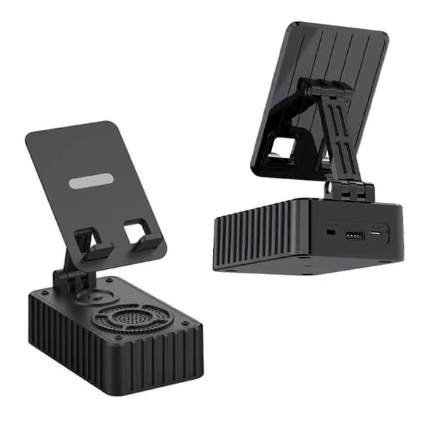 Phone Stand Holder Adjustable Non-Slip Silicone Base Stable Portable Speaker