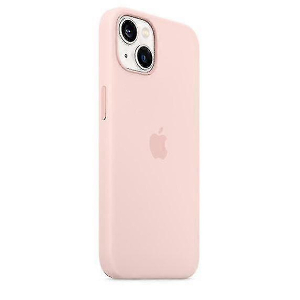 Silikonikuori Magsafe-ominaisuudella iPhone 13 -puhelimelle Chalk Pink