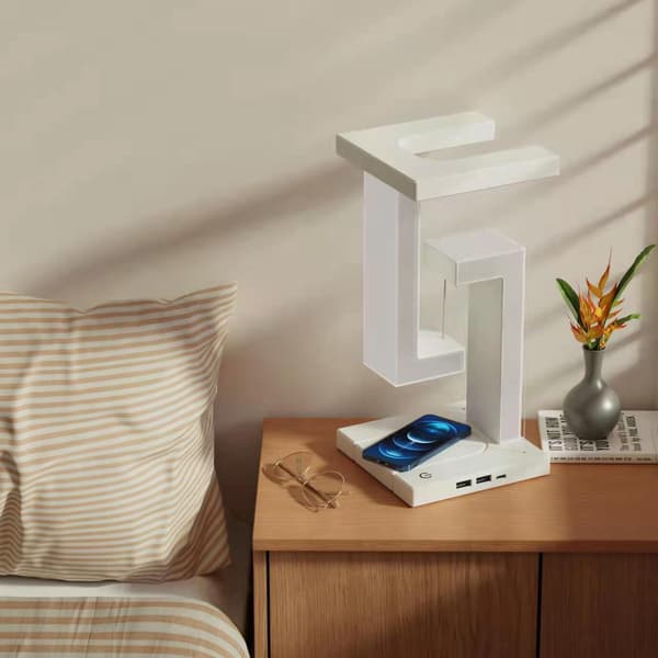 Levitating Table Lamp with Anti-Gravity, USB Rechargeable and Stylish