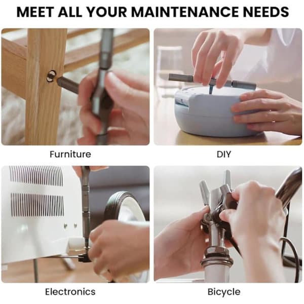 24-i-1 Magnetic Screwdriver Set, Multifunctional Home Repair Tool Set
