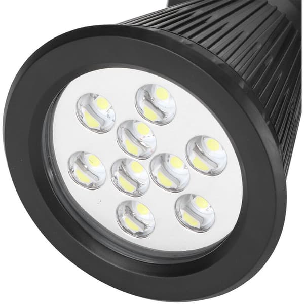 9 LED-chips solcelleprojektør LED solcellelamper til udendørs havegård (hvidt lys)