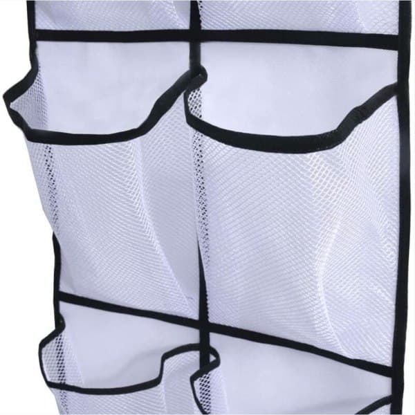 Smal Över Dörren Hängande Skoförvaring Dörr, Vit, 2-pack