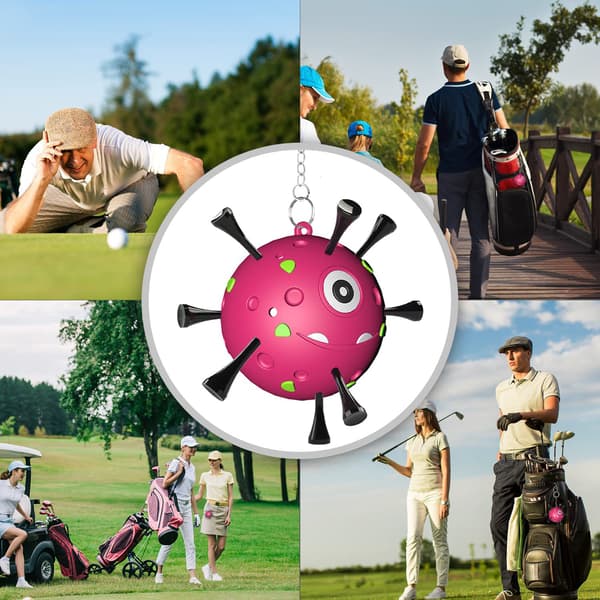 1 pc. Neat and tidy golf tee storage rack provides a