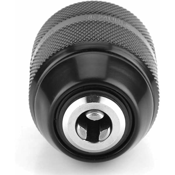 3/8 Drill Chuck, 0.8mm-10mm Shank Conversion Chuck, Electric Drill Chuck Adapter, Threaded Keyless Drill Chuck for Handheld Electric Drill