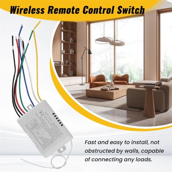 4-way Remote Control Switch for ON/OFF, Digital, 220V