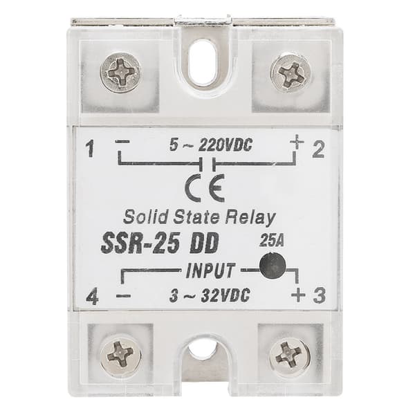 SSR-25 DD 25A 5-220VDC Solid State-relé for industriell automatiseringsprosess