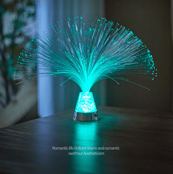 Den 34 cm fiberoptiske lampe