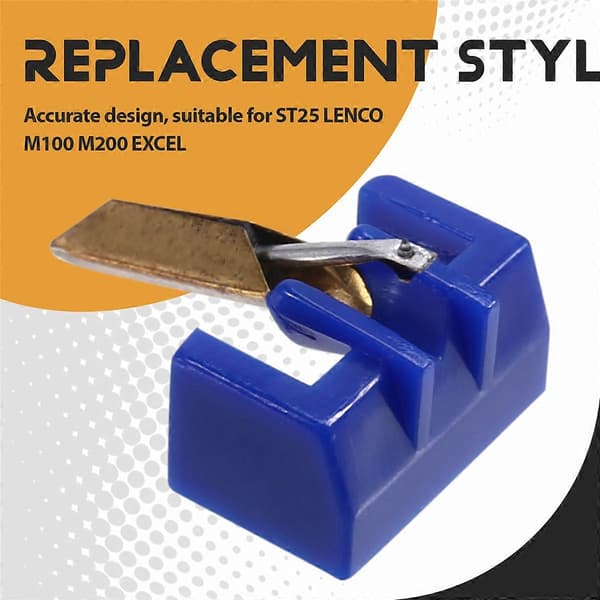 [LD] Turntable Needle Compatible with ST25 M100 M200 EXCEL ES70 VS80 ST40 31DN25 Gramophone Player Blue Blue