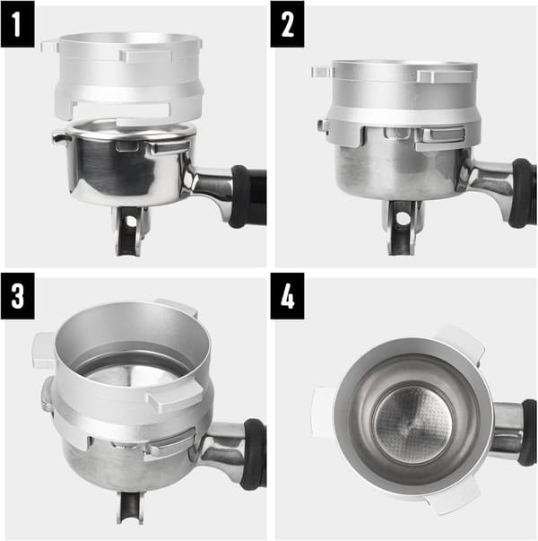 1 stk. Kaffeoppsamlingsring 54mm Kaffetilbehør med Kvern