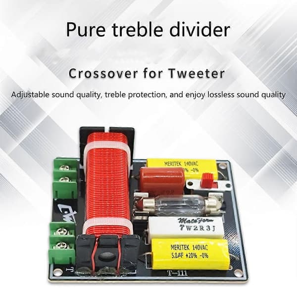 150W Speaker Crossover Adjustment Treble Speaker Filter Frequency Divider