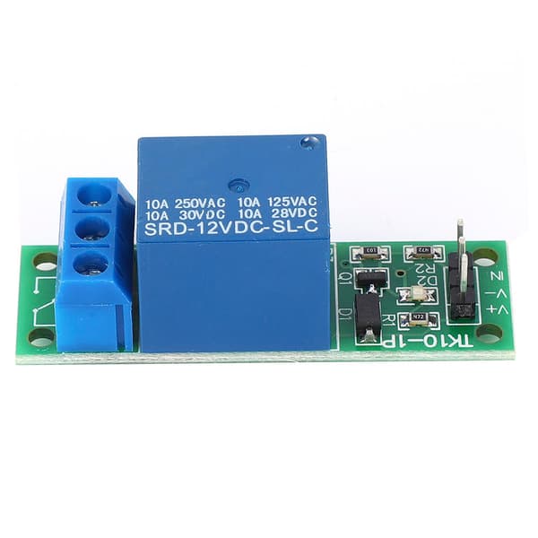10 pcs DC 12V 1-Channel Relay Module High Level Trigger for Arduino