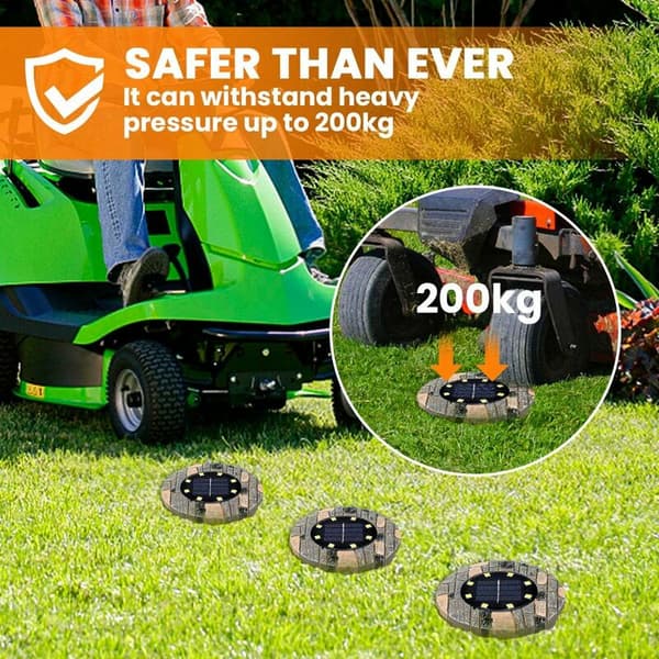 Outdoor Solar Ground Lights (4-pack 3000k) [Energy Class A+]