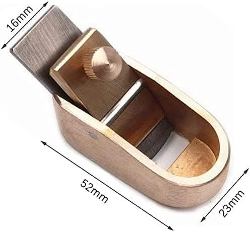 Violin Tommelhøvl 16 mm Bladbredde Messing Luthier Værktøj til DIY Violin Viola Violoncello Træinstrument Guld