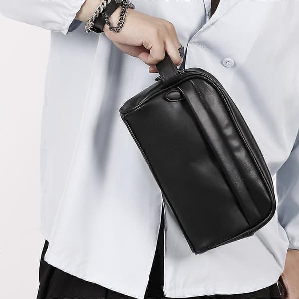 Stor afslappet clutch taske
